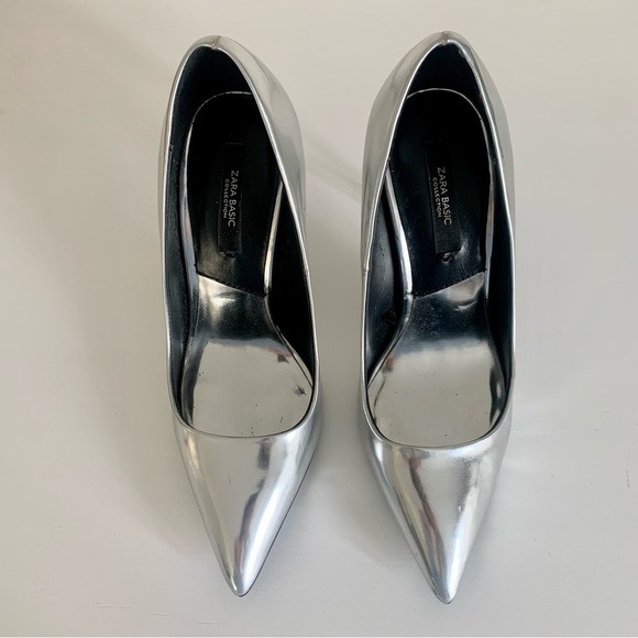 Zara Silver Heels - Picture 4 of 6
